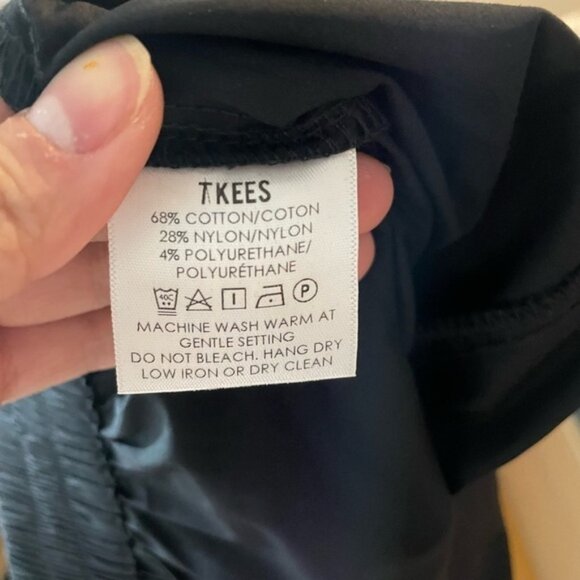 Tkees Black Straight Leg Pants size 2 - Picture 4 of 4
